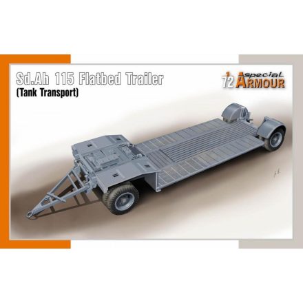 Special Hobby Sd.Ah 115 Flatbed Trailer (Tank Transport) makett