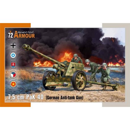 Special Hobby Special Hobby: 7,5 cm PaK 40 German Anti-tank Gun makett