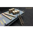 Sabre German Railway Schwerer Plattformwagen SSyms 6 (Axle) 80t PRO makett