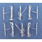 Scale Aircraft Conversions Airbus A318 / A319 / A320 / A321 - Landing Gear - Set for 2 planes (Revell) - futómű feljavító készlet