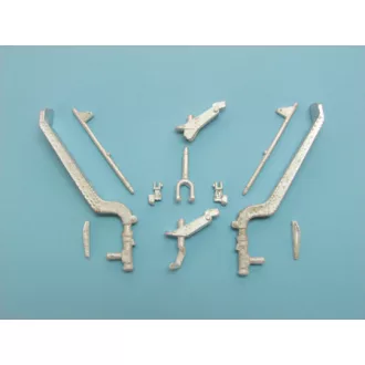   Scale Aircraft Conversions Brewster F2A Buffalo - Landing Gear (Czech Model,Special Hobby) - futómű feljavító készlet