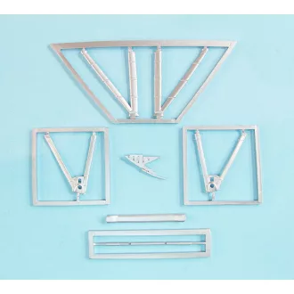   Scale Aircraft Conversions Nieuport XVII - Landing Gear and V-Wing Struts (Copper State Models) - futómű feljavító készlet
