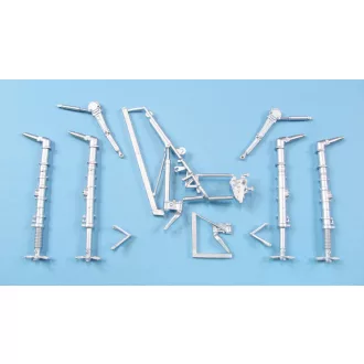   Scale Aircraft Conversions Focke-Wulf Fw-190 A-4 / A-8 - Landing Gear (Zoukei-Mura) - futómű feljavító készlet