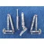 Scale Aircraft Conversions Fiat G.91 Gina - Landing Gear (Italeri,ESCI) - futómű feljavító készlet