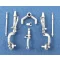 Scale Aircraft Conversions Consolidated B-24 D/J Liberator Landing Gear (Monogram,Revell) - futómű feljavító készlet