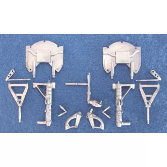   Scale Aircraft Conversions Junkers Ju-88 - Landing Gear (Dragon,Hasegawa,Revell,ProModeler) - futómű feljavító készlet