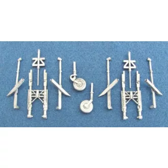   Scale Aircraft Conversions Bristol Beaufighter Mk.VI / TF Mk.X - Landing Gear (Tamiya) - futómű feljavító készlet