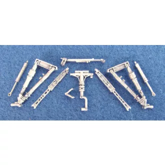   Scale Aircraft Conversions Mitsubishi F-2 - Landing Gear (Hasegawa) - futómű feljavító készlet