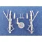 Scale Aircraft Conversions Messerschmitt Me-410 - Landing Gear (Revell,ProModeler,Hasegawa) - futómű feljavító készlet