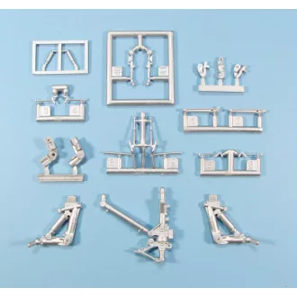   Scale Aircraft Conversions Boeing F/A-18 E/F Super Hornet and EA-18 G Growler - Landing Gear (Meng) - futómű feljavító készlet