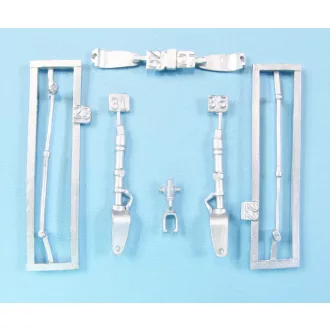   Scale Aircraft Conversions Macchi Mc.200 Saetta/Serie - Landing Gear (Italeri,Tamiya) - futómű feljavító készlet