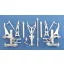 Scale Aircraft Conversions Rockwell B-1 Lancer - Landing Gear (Monogram,Revell) - futómű feljavító készlet