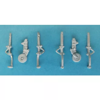   Scale Aircraft Conversions North American P-51D / F-51D / Mustang IV - Landing Gear - Set for 2 planes (Airfix) - futómű feljavító készlet