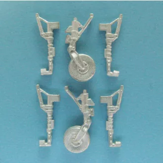   Scale Aircraft Conversions de Havilland Vampire T.11 - Landing Gear - Set for 2 planes (Airfix) - futómű feljavító készlet