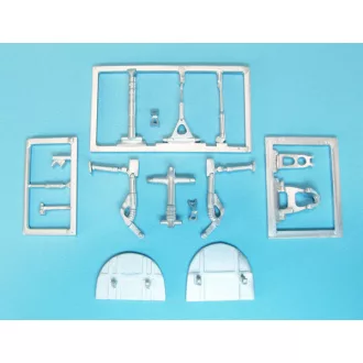   Scale Aircraft Conversions SNCASO SO.4050 Vautour - Landing Gear (Azur,Special Hobby) - futómű feljavító készlet