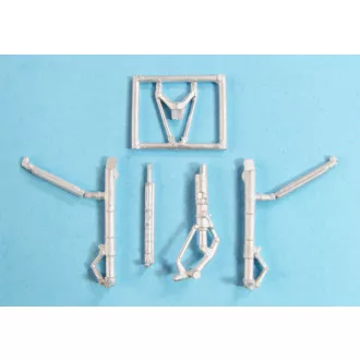   Scale Aircraft Conversions Mikoyan MiG-29 S/SMT/9-13 - Landing Gear (Revell,Zvezda) - futómű feljavító készlet