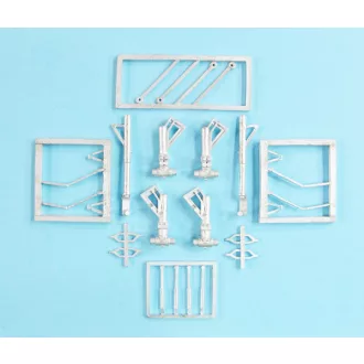   Scale Aircraft Conversions Boeing B-52 D/G/H Stratofortress Landing Gear (Modelcollect) - futómű feljavító készlet