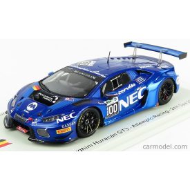   SPARK-MODEL LAMBORGHINI HURACAN GT3 TEAM ATTEMPTO RACING N 100 24h SPA 2016 L.MACHIELS - M.VAN SPLUNTEREN - J.MUL - G.VENTURINI