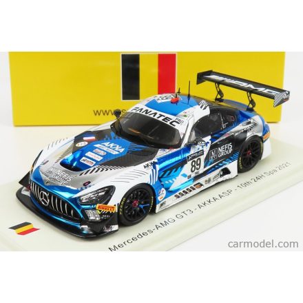 SPARK-MODEL MERCEDES AMG GT3 TEAM AKKA ASP N 89 24h SPA 2021 L.AUER - T.BOGUSLAVSKIY - F.FRAGA