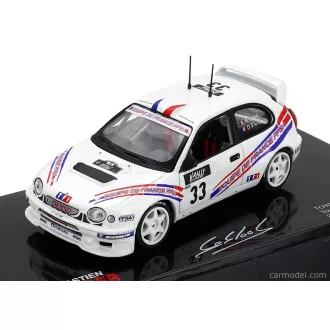   EDICOLA TOYOTA COROLLA WRC N 33 RALLY TOUR DE CORSE 2000 SEBASTIEN LOEB - DANIEL ELENA - WITH SHOWCASE