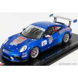   SPARK-MODEL PORSCHE 911 991 N 53 PORSCHE CARRERA CUP FRANCE CHAMPION 2018 A.GUVEN