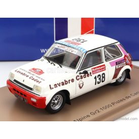   SPARK-MODEL - RENAULT - R5 ALPINE TURBO Gr.2 N 138 RALLY 1000 PISTES DE CANJUERS 1983 D.AURIOL - J.Y.TISSIOT