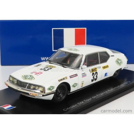 SPARK-MODEL CITROEN SM MASERATI N 33 AUTOMOBILE TOUR DE FRANCE 1972 K.KONING