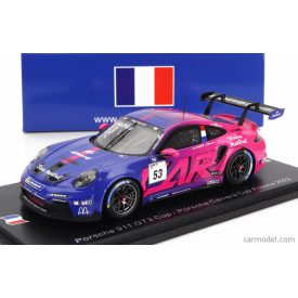   SPARK MODEL PORSCHE 911 991-2 GT3 TEAM L'ART N 53 FRANCE PORSCHE CARRERA CUP SEASON 2022 A.MATHIEU
