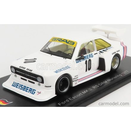 SPARK-MODEL FORD ESCORT II RS N 10 DRM NORISRING SEASON 1977 T.HEZEMANS