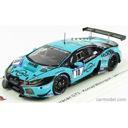 SPARK-MODEL LAMBORGHINI HURACAN GT3 TEAM KONRAD MOTORSPORT N 10 24h NURBURGRING 2018 M.DI MARTINO - C.BRUCK - M.HENKOLA - F.KONRAD