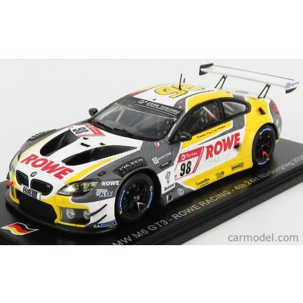 SPARK-MODEL BMW 6-SERIES M6 GT3 TEAM ROWE RACING N 98 4th 24h NURBURGRING 2020 M.WITTMANN - T.BLOMQVIST - P.ENG