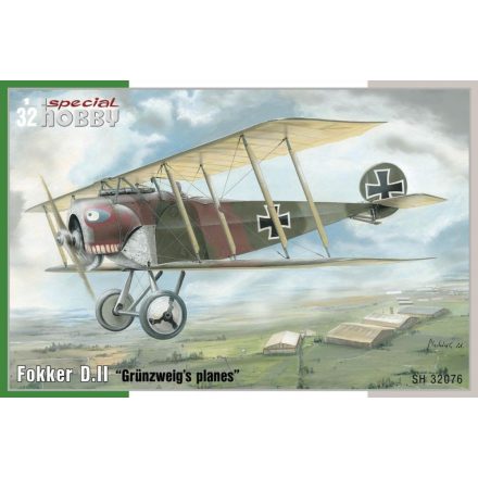 Special Hobby Fokker D.II "Grünzweig's Planes" makett