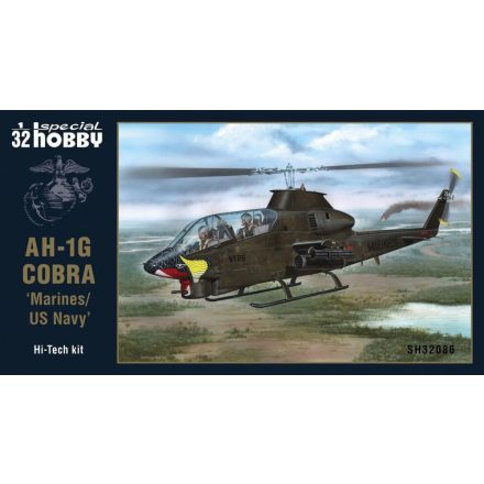 Special Hobby AH-1G Cobra Marines/US Navy Hi-Tech Kit makett