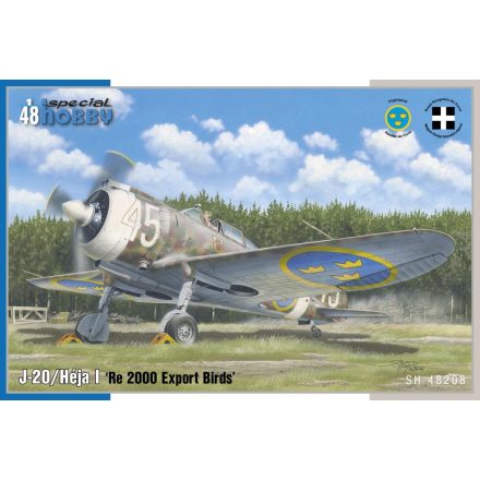 Special Hobby J-20/Héja I 'Reggiane e-2000 Export Birds' makett