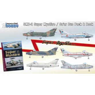   Special Hobby - SMB-2 Super Mystere Duo Pack & Book repülő makett