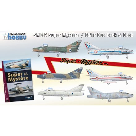 Special Hobby SMB-2 Super Mystere/Sa’ar Duo Pack & Book makett