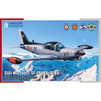  Special Hobby - SIAI-Marchetti SF-260EA/D/EU Late Bulged Canopy Type repülő makett