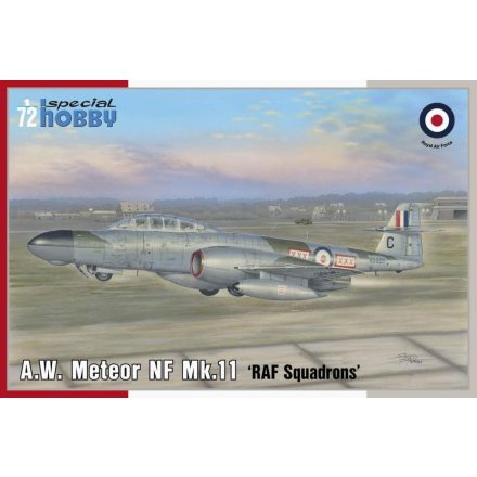 Special Hobby A.W. Meteor NF Mk.11 RAF Squardrons makett