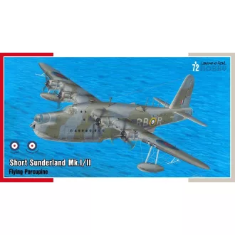   Special Hobby - Short Sunderland Mk.I/II The Flying Porcupine repülő makett