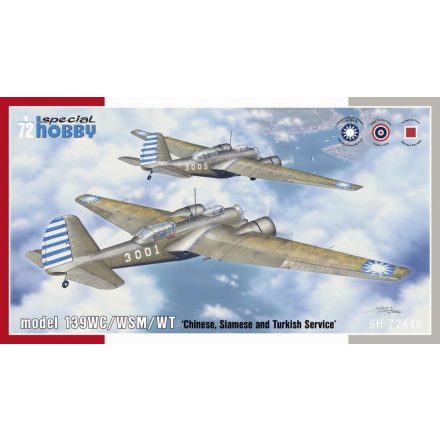 Special Hobby model 139WC/WSM/WT Chinese, Siamese and Turkish Service makett
