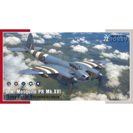 Special Hobby D.H. Mosquito PR Mk.XVI 'Longa-Range Reconnaissance' makett
