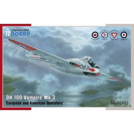   Special Hobby DH.100 Vampire Mk.3 European and American Operators makett