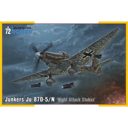 Special Hobby Junkers Ju 87D-5/N/D-8 Night Attack Stukas makett