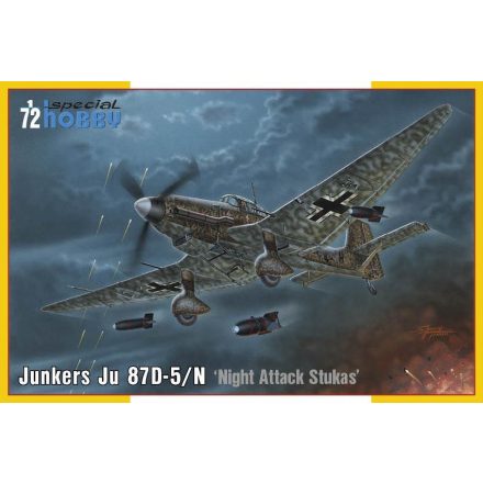 Special Hobby Junkers Ju 87D-5/N/D-8 Night Attack Stukas makett