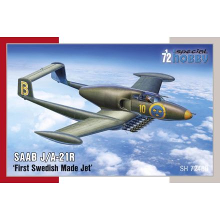 Special Hobby SAAB J/A-21R 'First Swedish Made Jet' makett