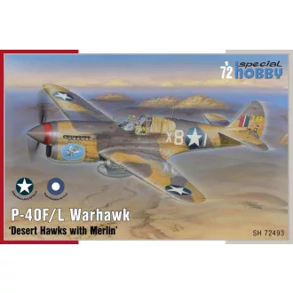   Special Hobby - P-40F/L Warhawk 'Desert Hawks with Merlin' repülő makett