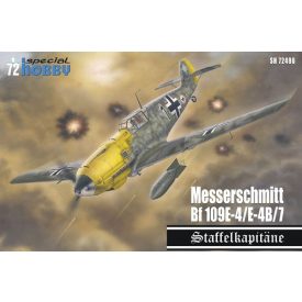   Special Hobby Messerschmitt Bf-109 E-4 / E-7 - Staffelkapitane makett