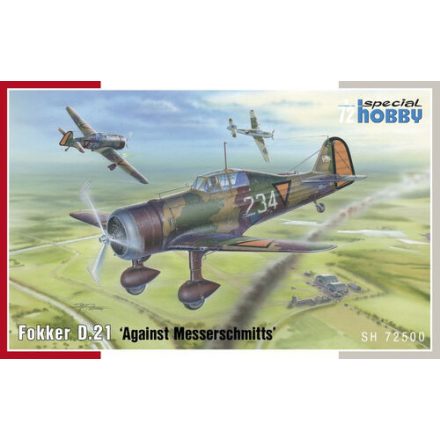 Special Hobby Fokker D.21 'Against Messerschmitts' makett