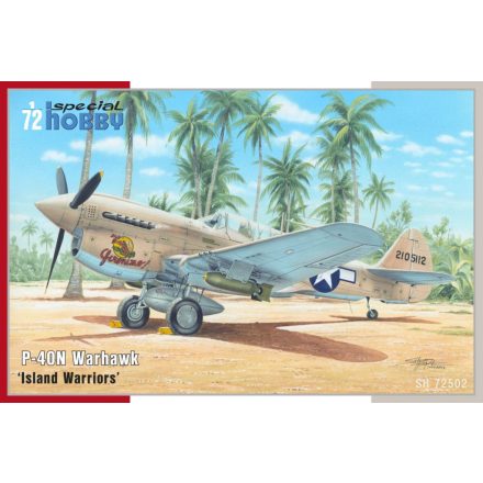 Special Hobby P-40N Warhawk 'Island Warriors' makett