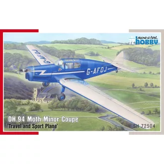   Special Hobby - DH.94 Moth Minor Coupe 'Travel and Sport Plane' repülő makett
